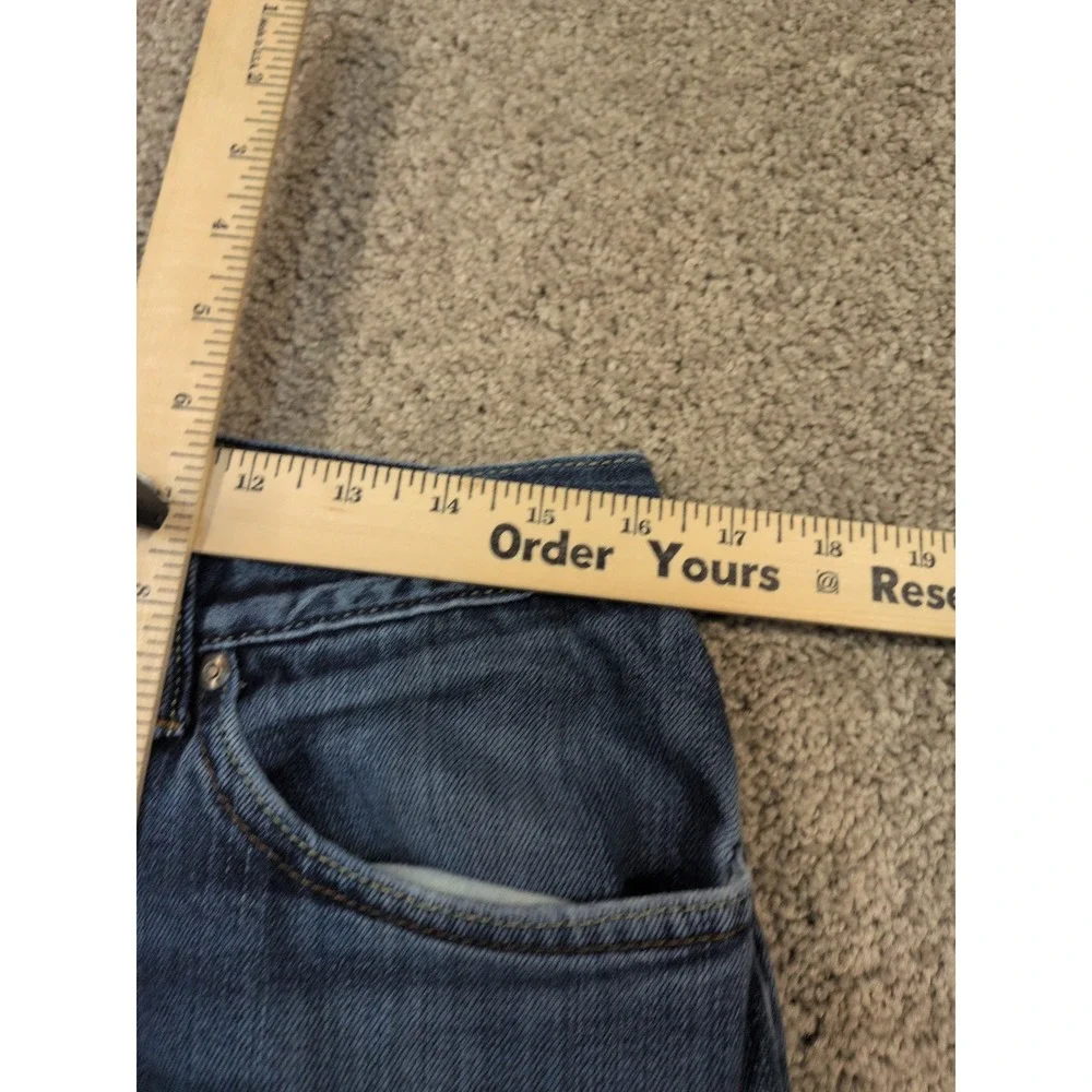 Banana Republic Vintage Straight Mens Jeans 34x32 Dark Wash Blue 100%‎ Cotton